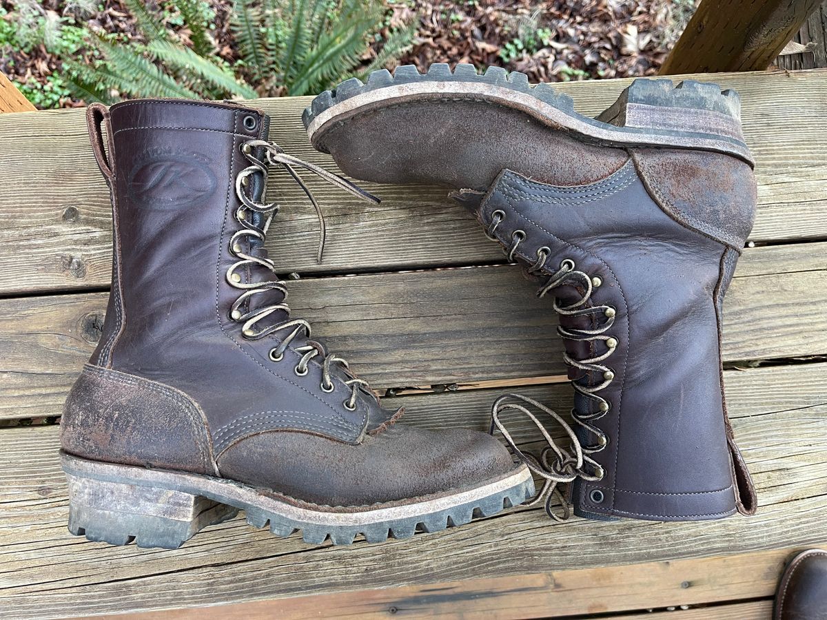 Photo by questrel on February 5, 2026 of the JK Boots Superduty in Brown Cowhide.