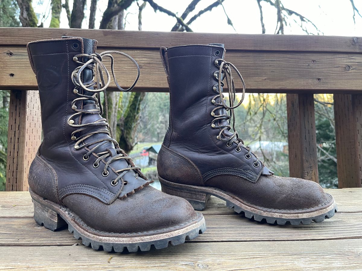 Photo by questrel on February 5, 2026 of the JK Boots Superduty in Brown Cowhide.