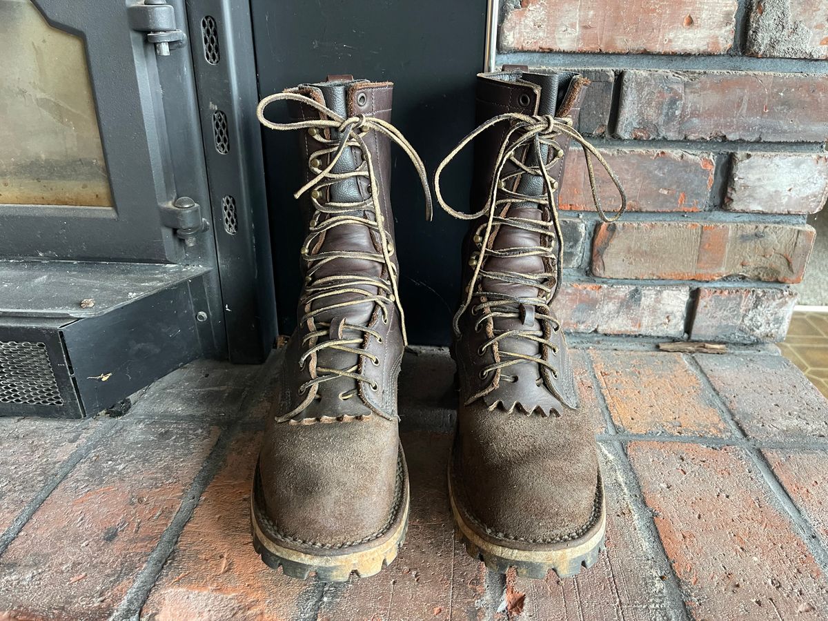 Photo by questrel on March 4, 2026 of the JK Boots Superduty in Brown Cowhide.
