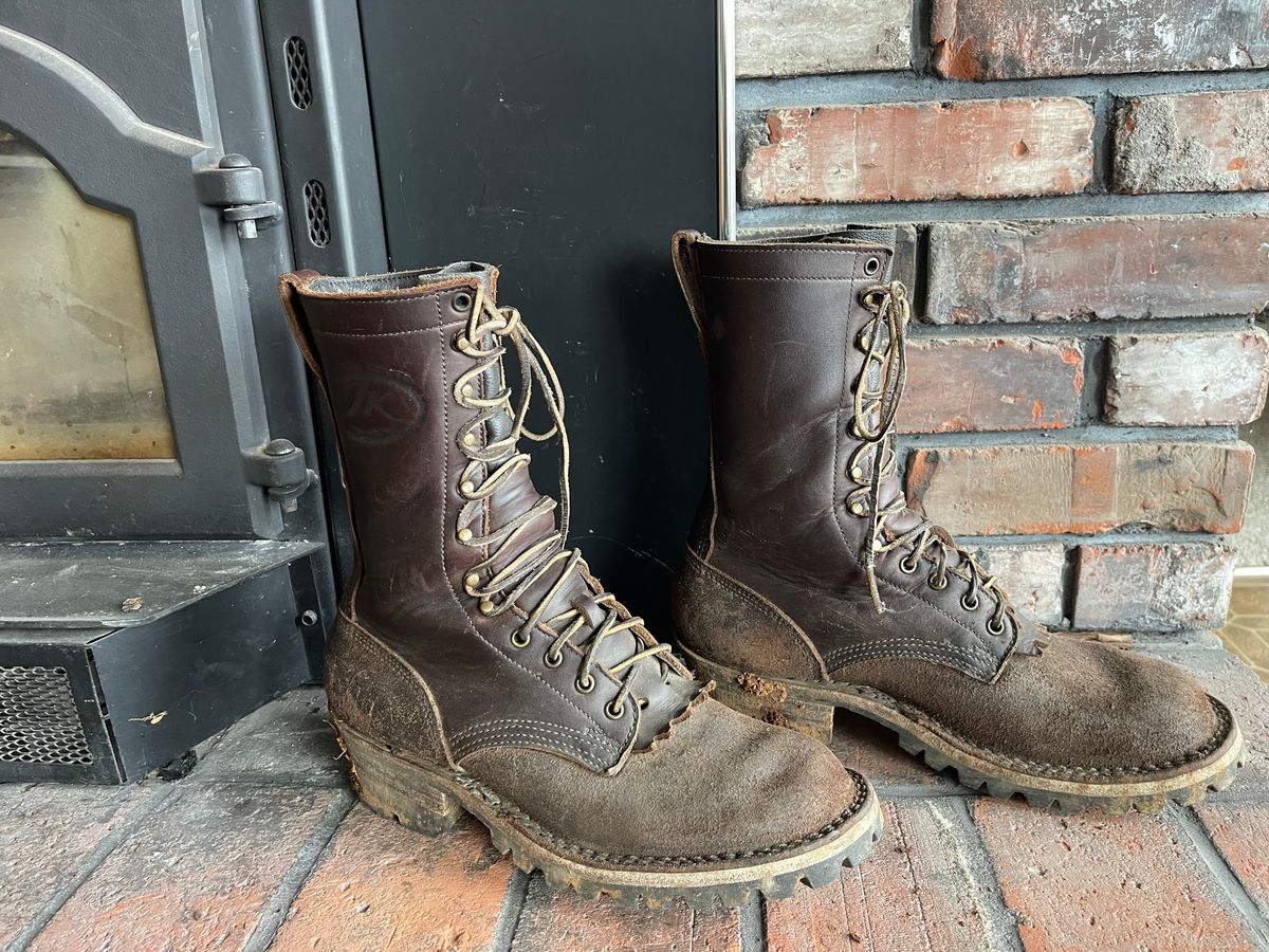 Photo by questrel on March 4, 2026 of the JK Boots Superduty in Brown Cowhide.