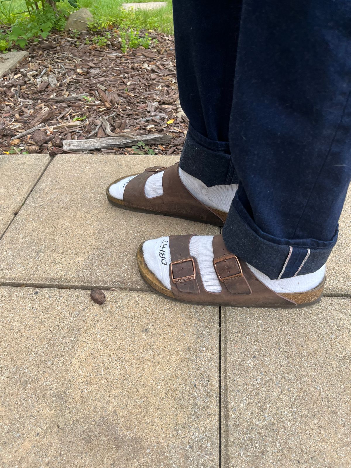 Photo by JakesBoots on July 17, 2025 of the Birkenstock Arizona in Habana Oiled Leather.