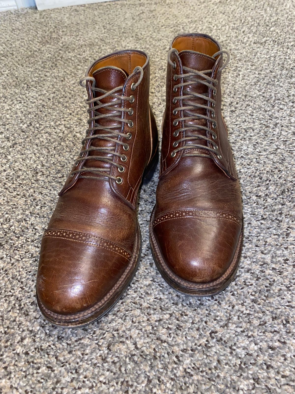 Photo by rwarren99 on February 12, 2025 of the Viberg Service Boot in Shinki Color 4 Horsebutt.