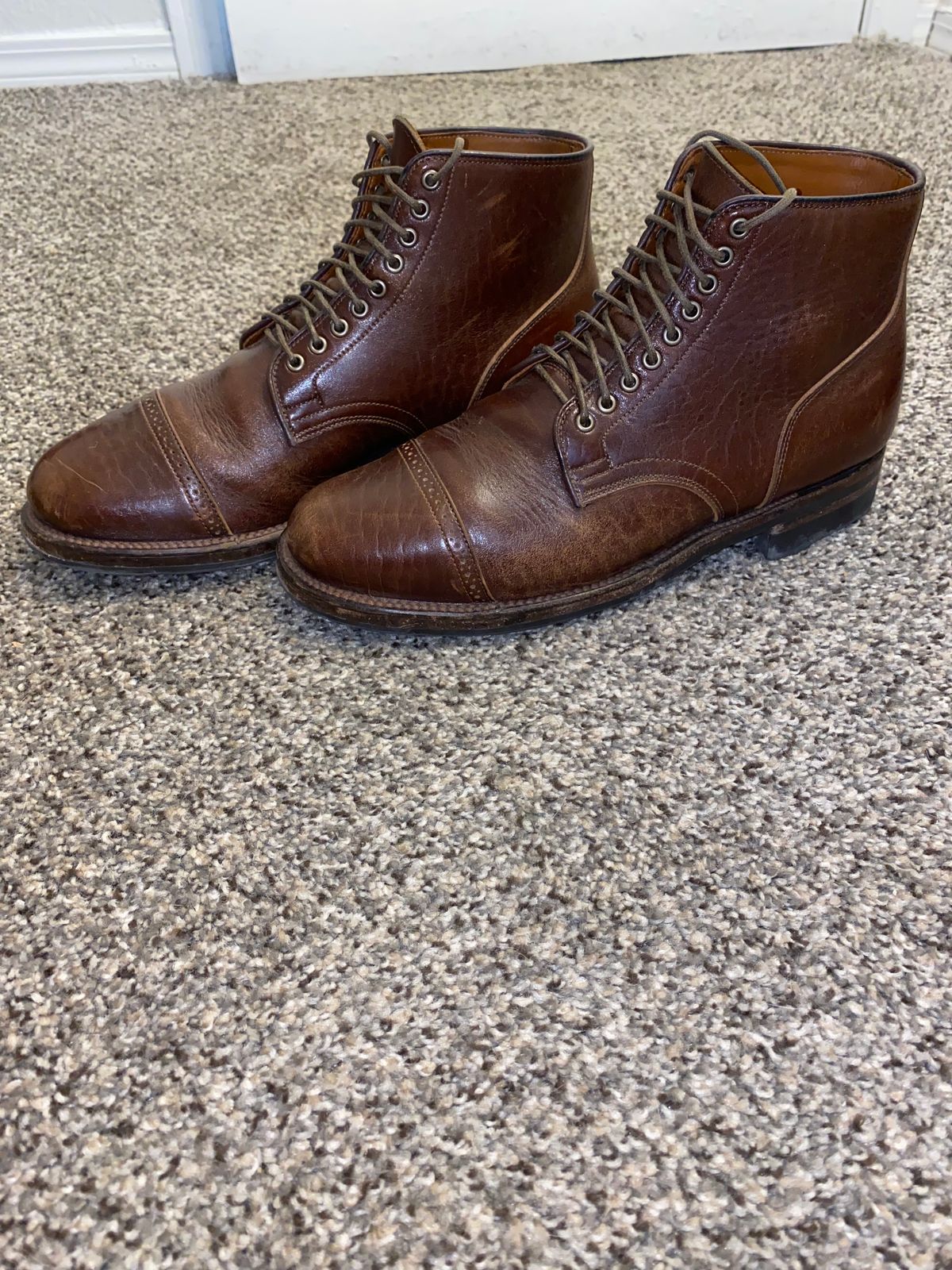 Photo by rwarren99 on February 12, 2025 of the Viberg Service Boot in Shinki Color 4 Horsebutt.