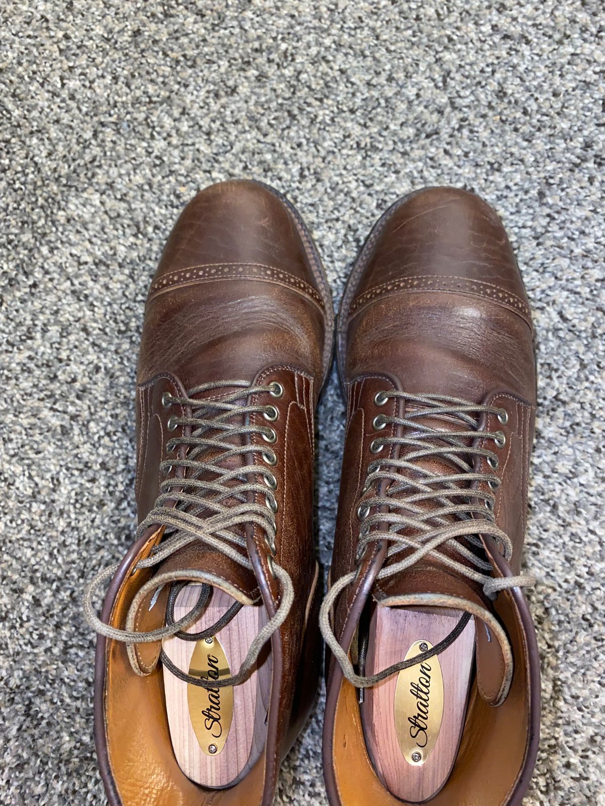 Photo by rwarren99 on February 12, 2025 of the Viberg Service Boot in Shinki Color 4 Horsebutt.