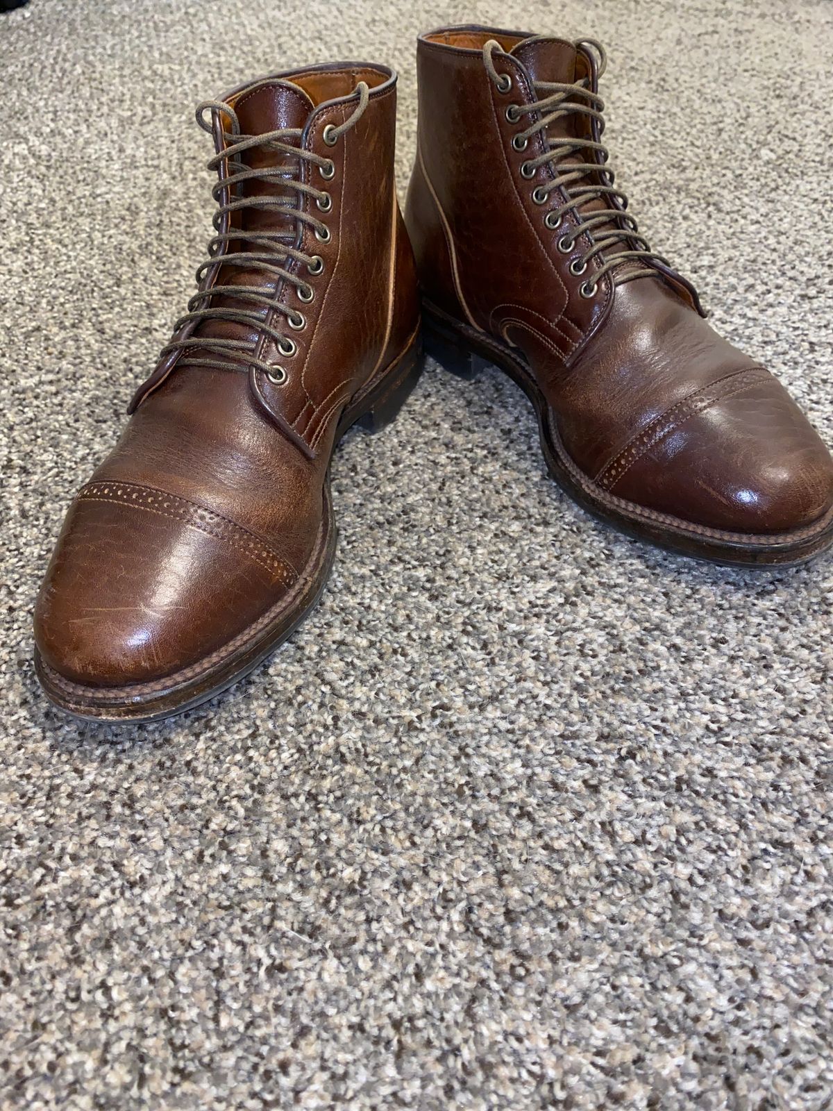 Photo by rwarren99 on February 12, 2025 of the Viberg Service Boot in Shinki Color 4 Horsebutt.