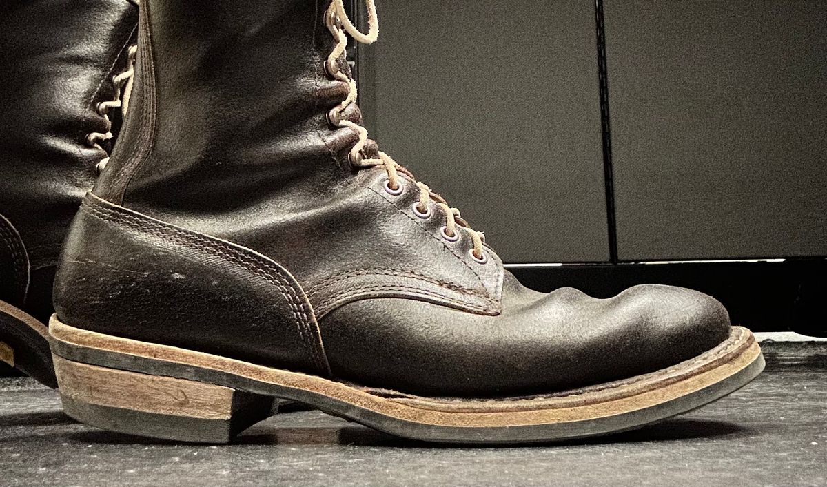 Photo by nikljam on May 7, 2026 of the White's Smokejumper in Horween Dark Brown Waxed Flesh.