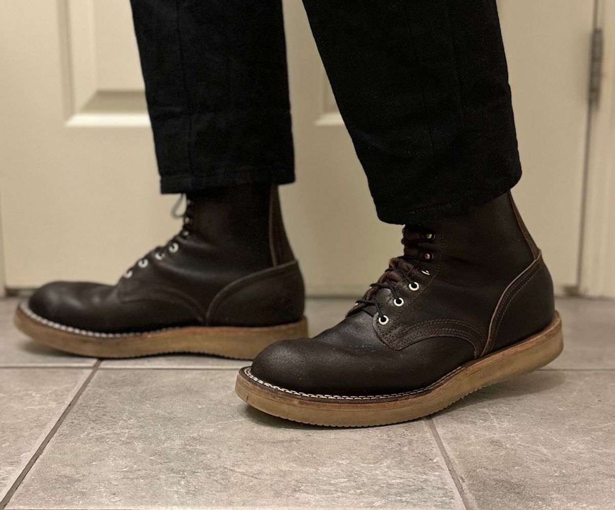 Photo by nikljam on December 27, 2025 of the Nicks Traveler in Horween Dark Brown Waxed Flesh.