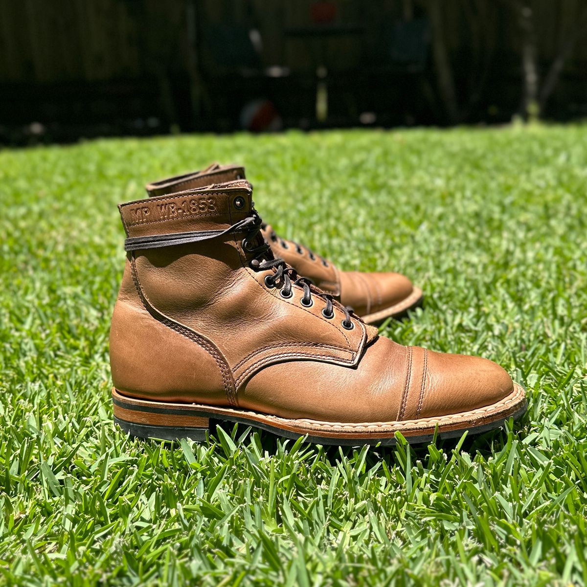 Photo by JB on June 25, 2026 of the White's MP-M1TC in Horween Natural Chromexcel.
