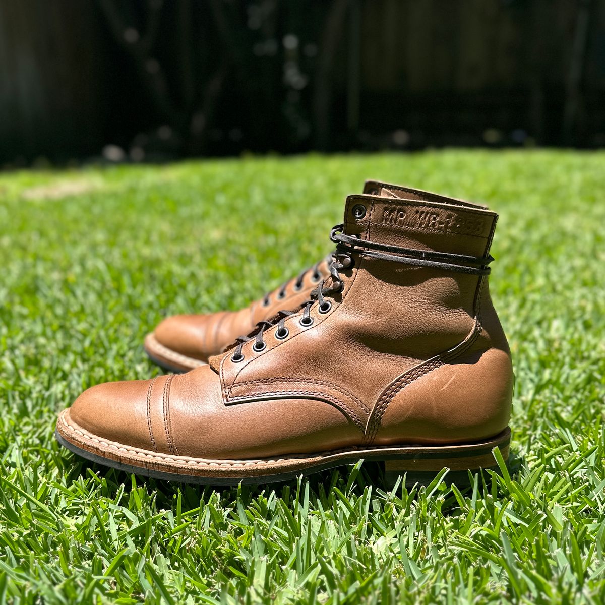 Photo by JB on June 25, 2026 of the White's MP-M1TC in Horween Natural Chromexcel.