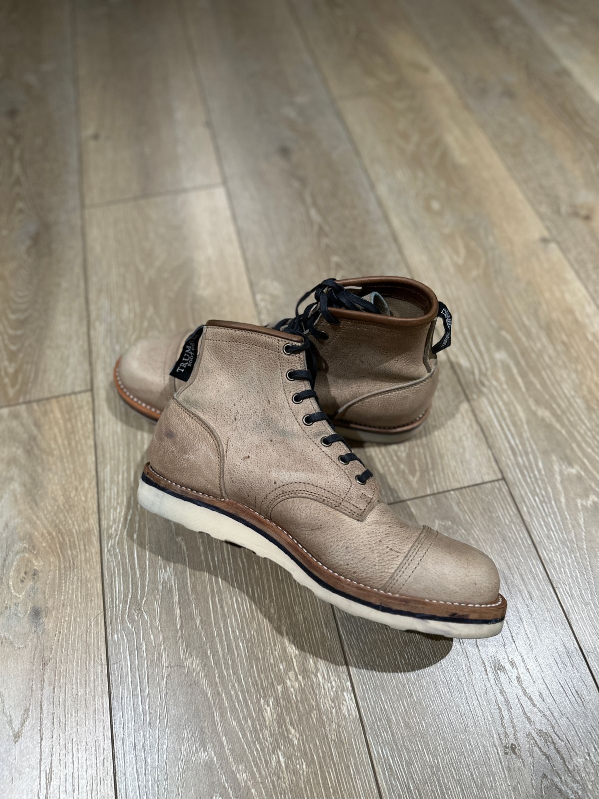 Photo by JB on May 21, 2024 of the Truman x ButterScotch Rango Boot in Ships Biscuit Kudu.