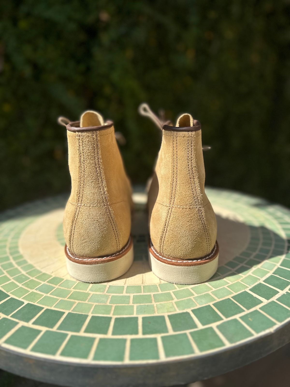 Photo by JB on October 5, 2024 of the Red Wing 6-Inch Classic Moc in S.B. Foot Hawthorne Abilene.