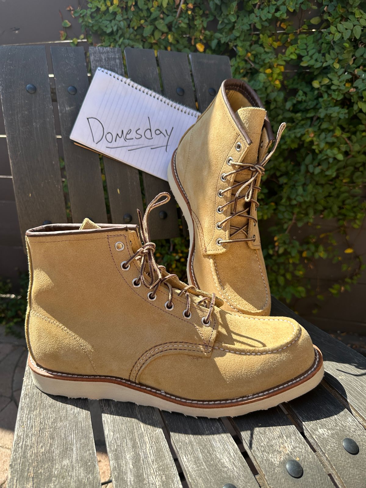 Photo by JB on October 5, 2024 of the Red Wing 6-Inch Classic Moc in S.B. Foot Hawthorne Abilene.