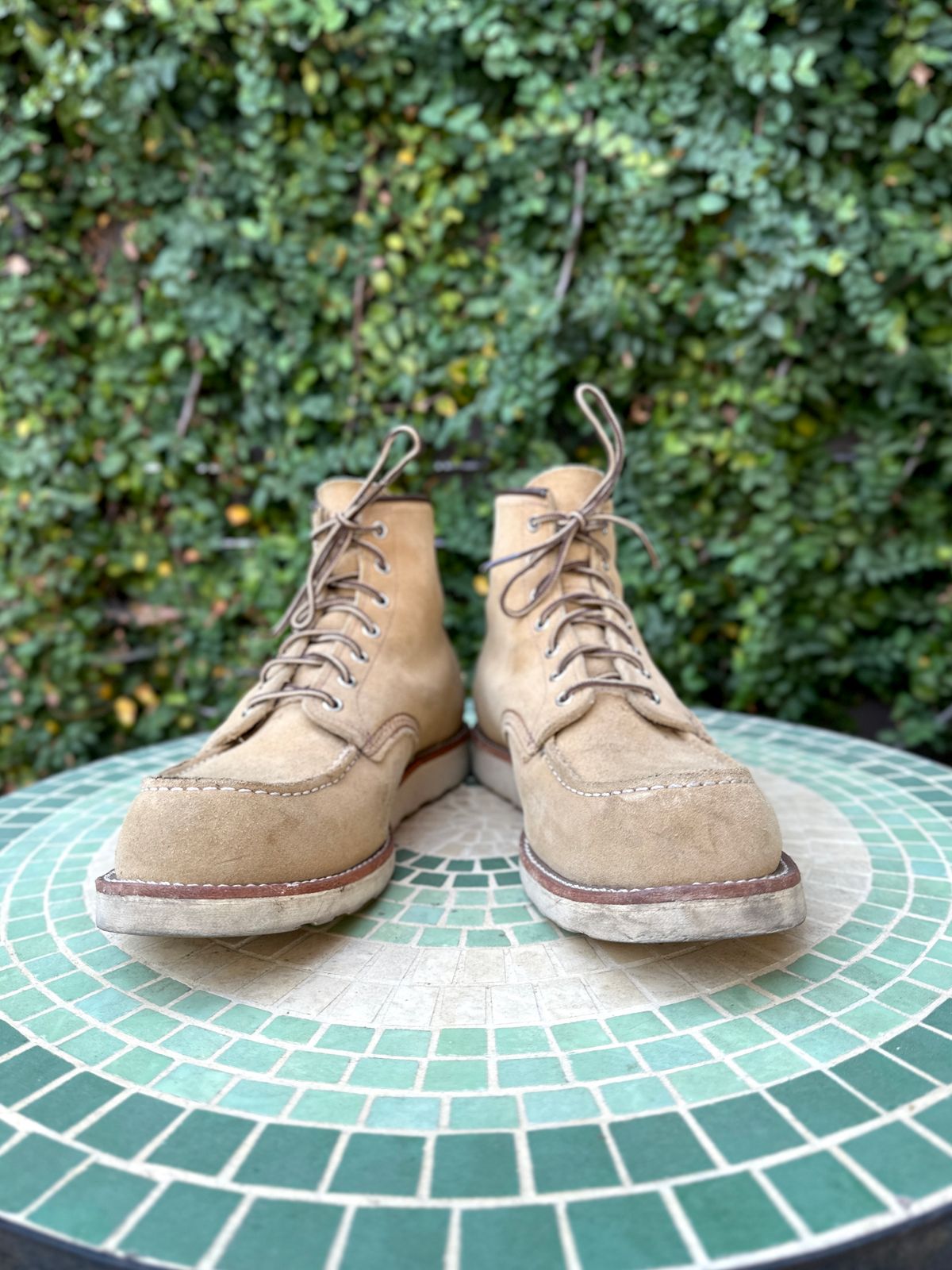 Photo by JB on November 5, 2024 of the Red Wing 6-Inch Classic Moc in S.B. Foot Hawthorne Abilene.