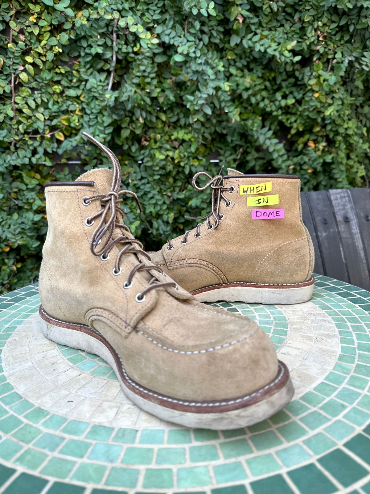 Photo by JB on November 5, 2024 of the Red Wing 6-Inch Classic Moc in S.B. Foot Hawthorne Abilene.
