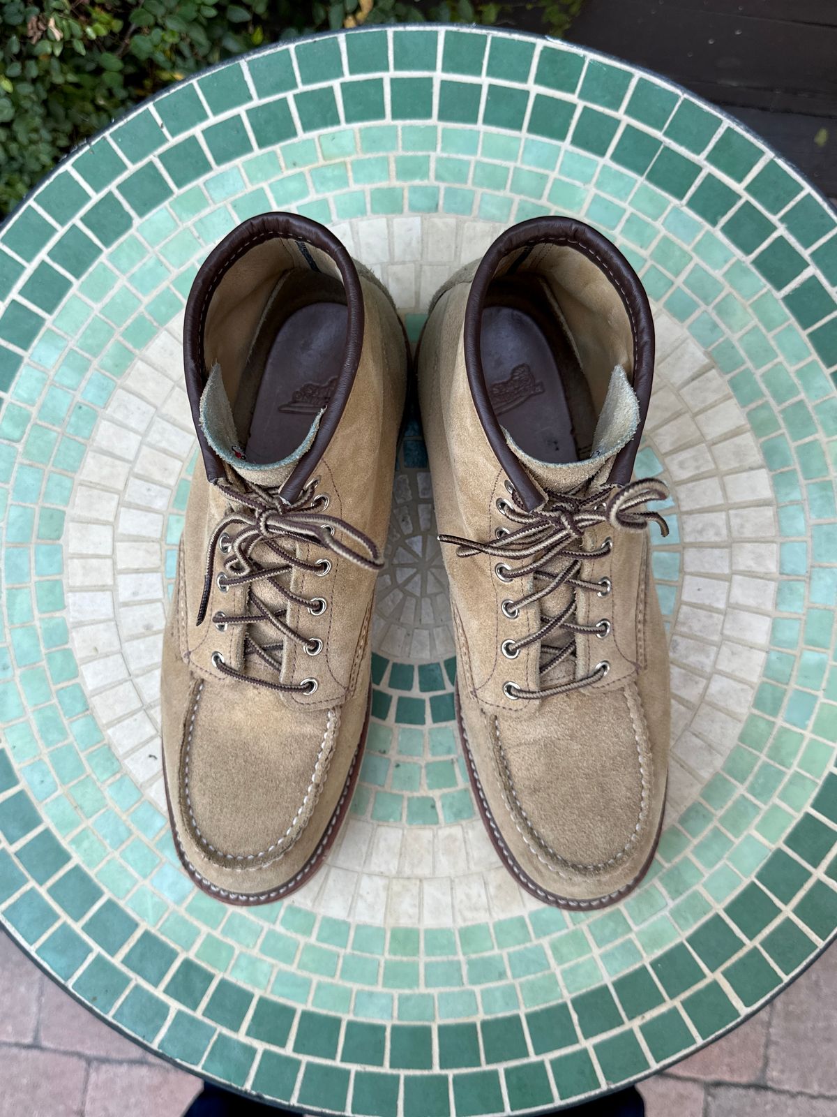 Photo by JB on November 5, 2024 of the Red Wing 6-Inch Classic Moc in S.B. Foot Hawthorne Abilene.