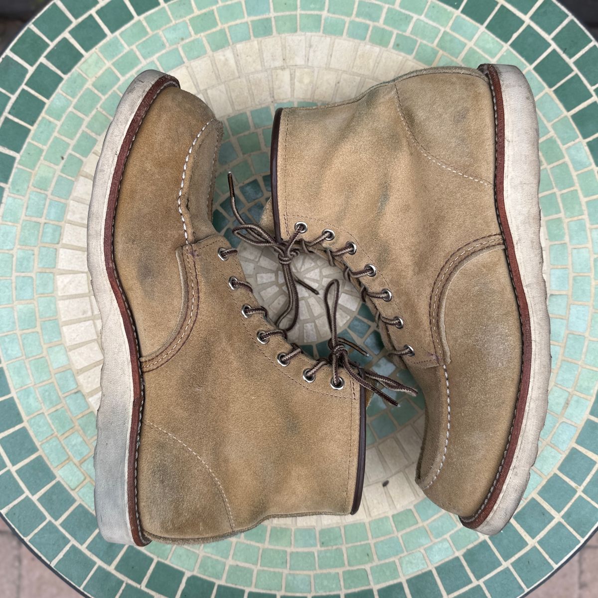 Photo by JB on January 3, 2025 of the Red Wing 6-Inch Classic Moc in S.B. Foot Hawthorne Abilene.