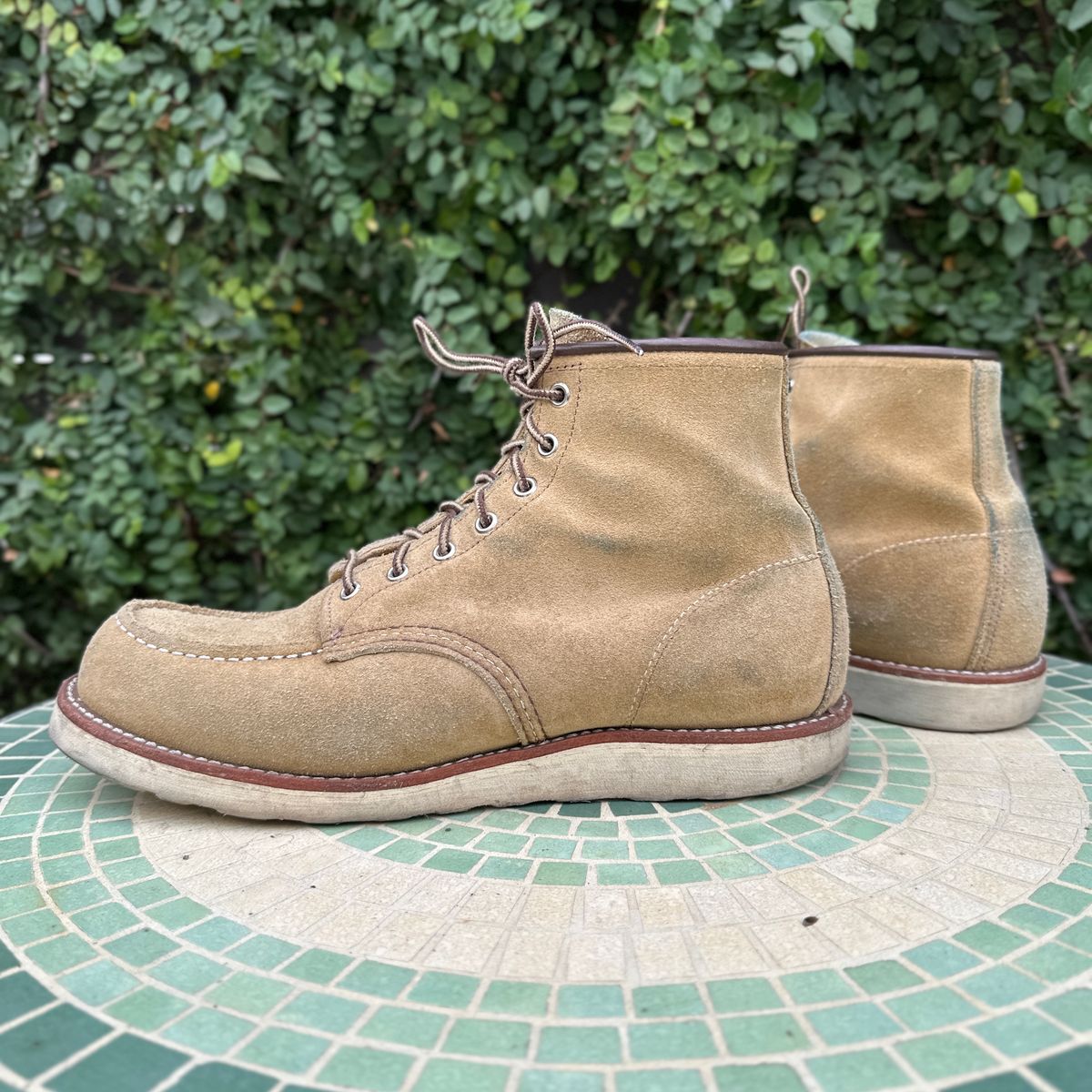 Photo by JB on January 3, 2025 of the Red Wing 6-Inch Classic Moc in S.B. Foot Hawthorne Abilene.