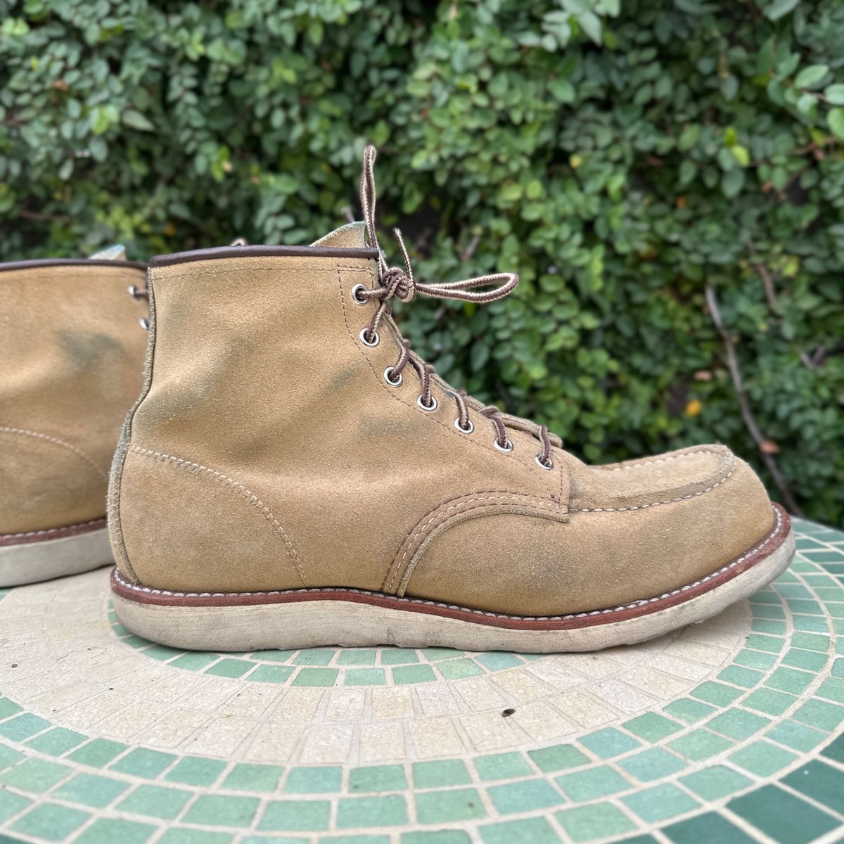 Photo by JB on January 3, 2025 of the Red Wing 6-Inch Classic Moc in S.B. Foot Hawthorne Abilene.
