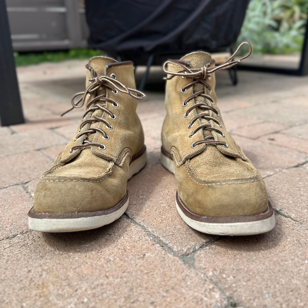 Photo by JB on April 2, 2025 of the Red Wing 6-Inch Classic Moc in S.B. Foot Hawthorne Abilene.