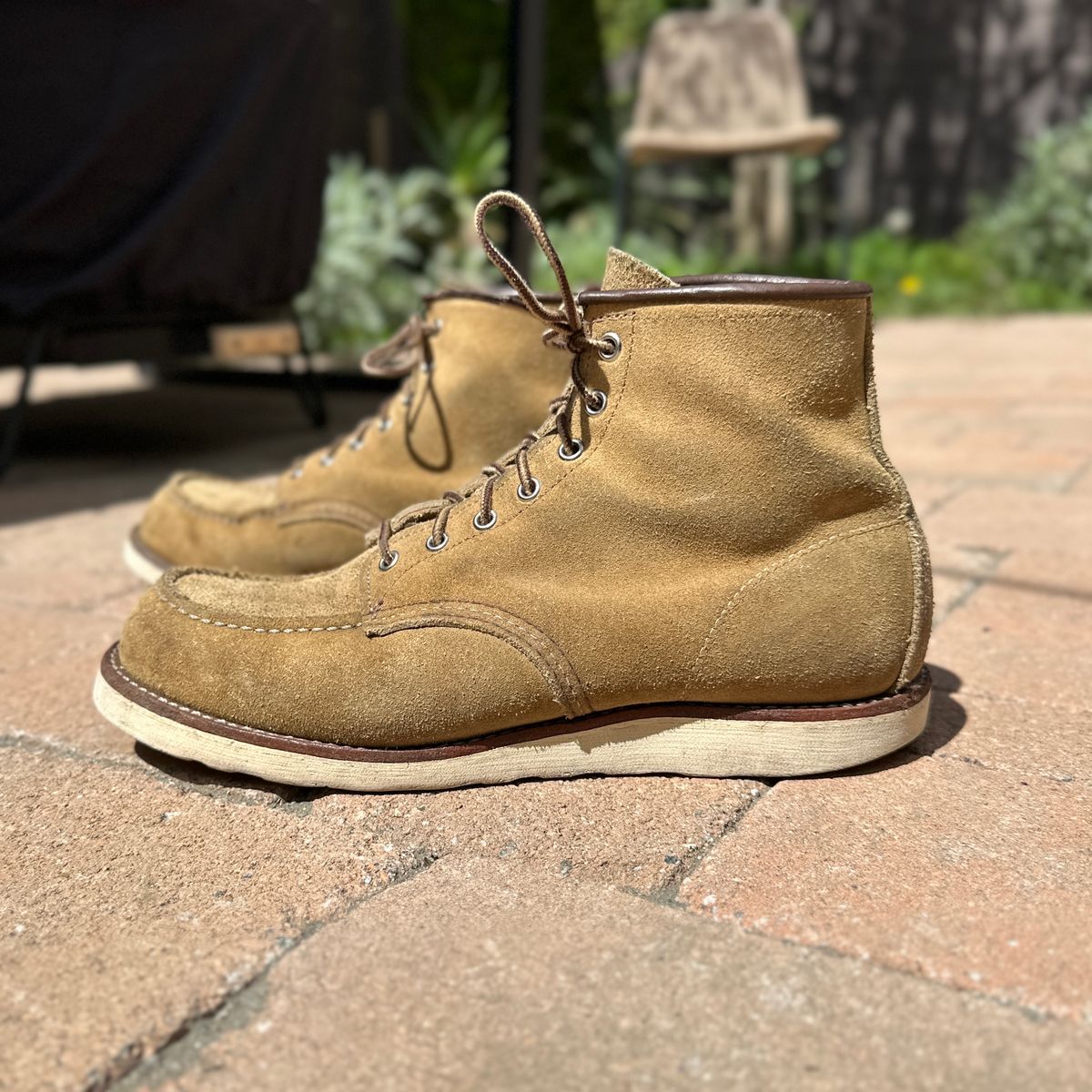 Photo by JB on April 2, 2025 of the Red Wing 6-Inch Classic Moc in S.B. Foot Hawthorne Abilene.