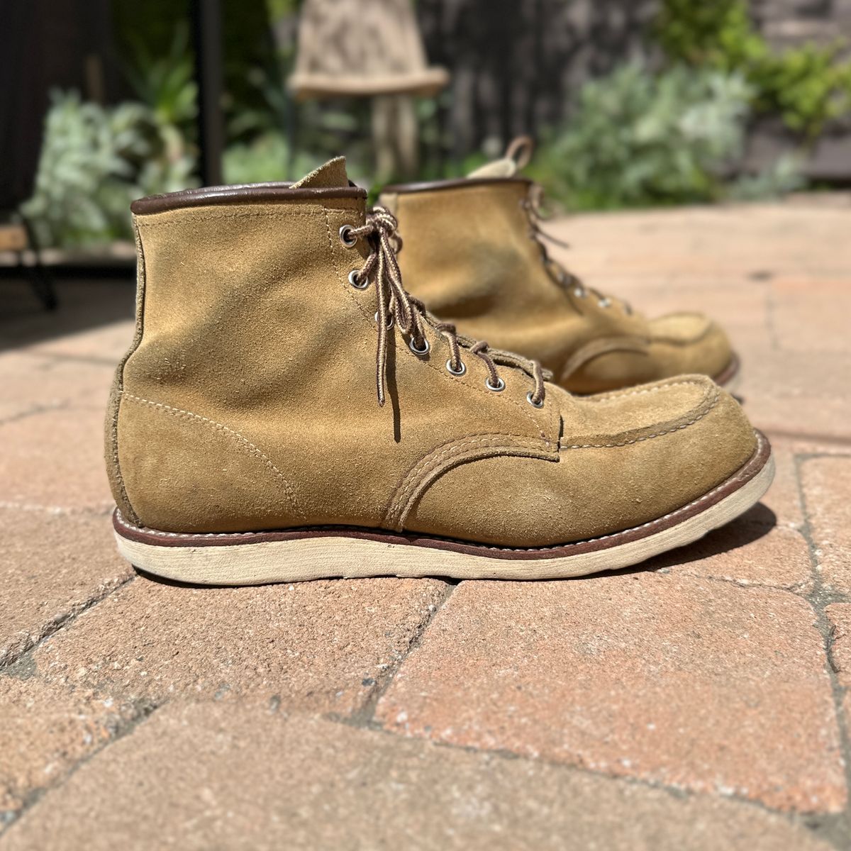 Photo by JB on April 2, 2025 of the Red Wing 6-Inch Classic Moc in S.B. Foot Hawthorne Abilene.