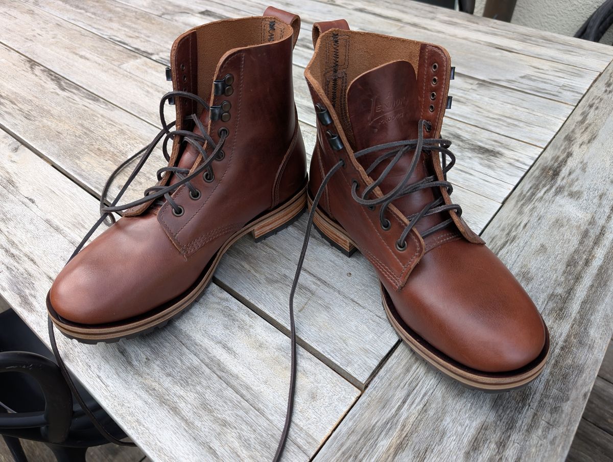 Photo by MrHamp on September 12, 2025 of the William Lennon 178 style boot in Boaventura Virginia Brown.