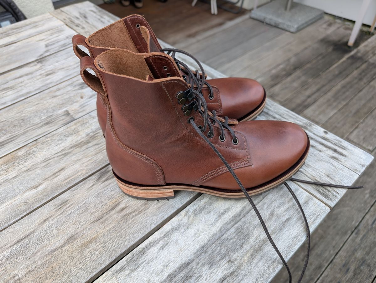 Photo by MrHamp on September 12, 2025 of the William Lennon 178 style boot in Boaventura Virginia Brown.