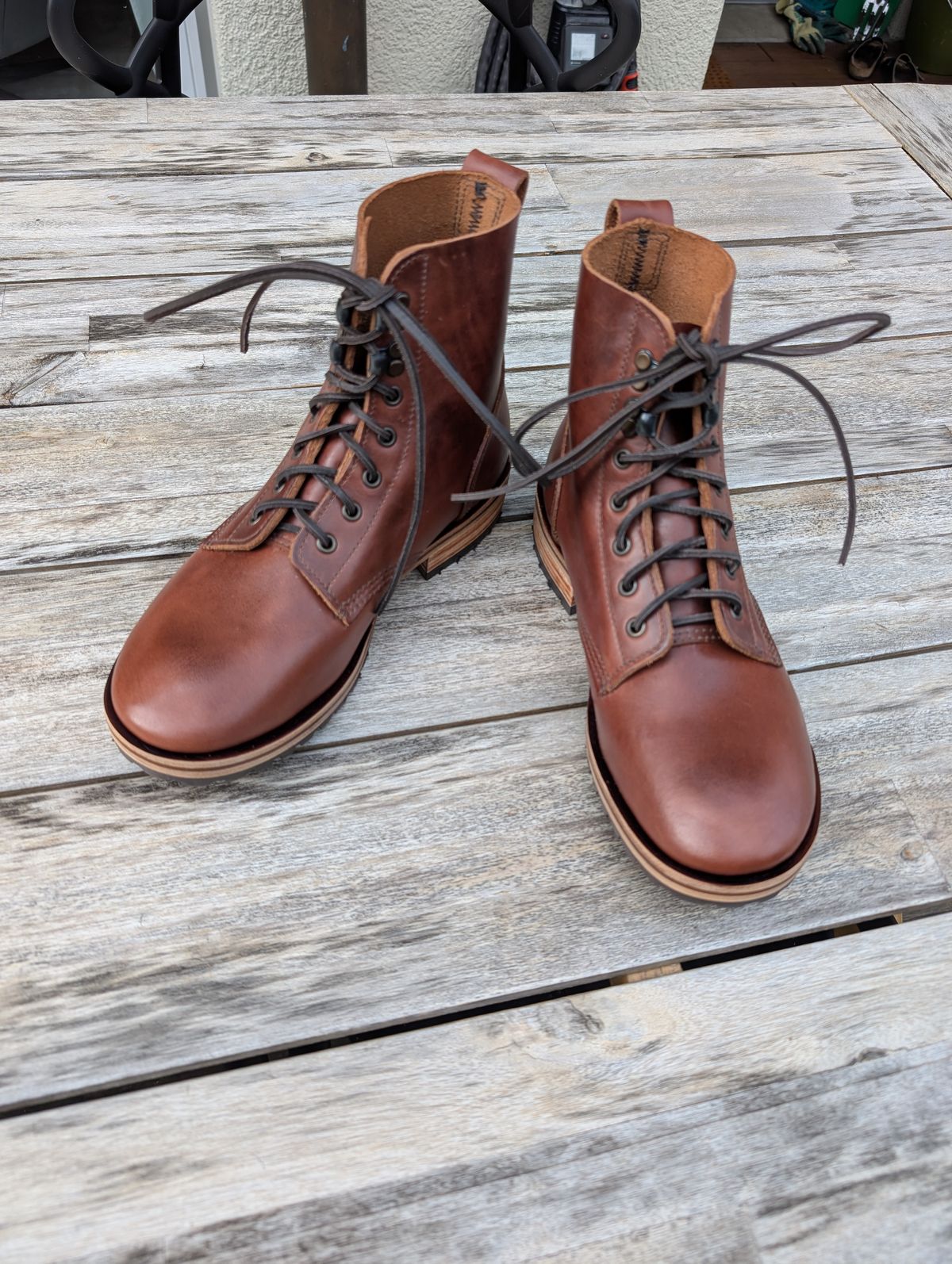 Photo by MrHamp on September 12, 2025 of the William Lennon 178 style boot in Boaventura Virginia Brown.