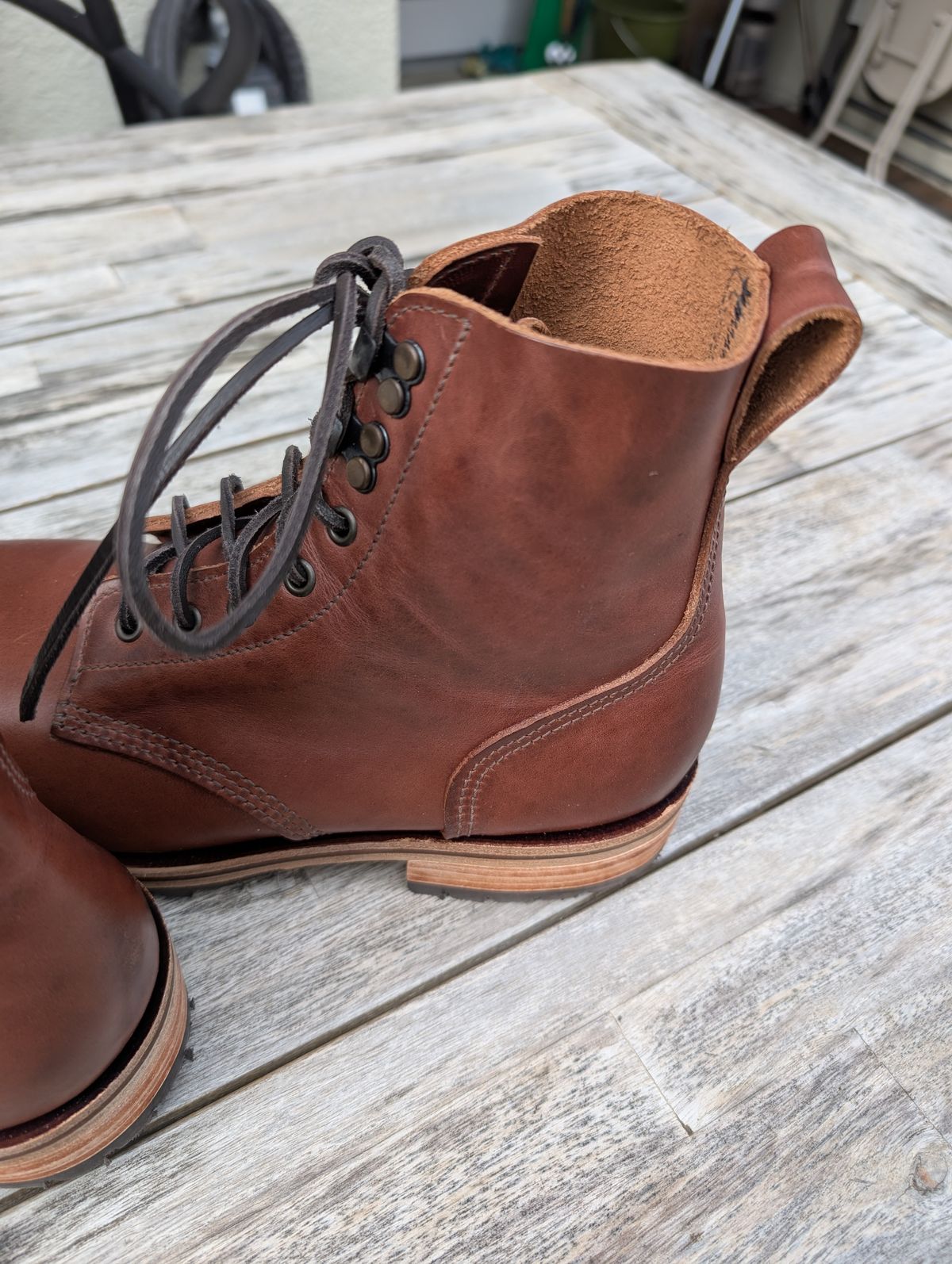 Photo by MrHamp on September 12, 2025 of the William Lennon 178 style boot in Boaventura Virginia Brown.
