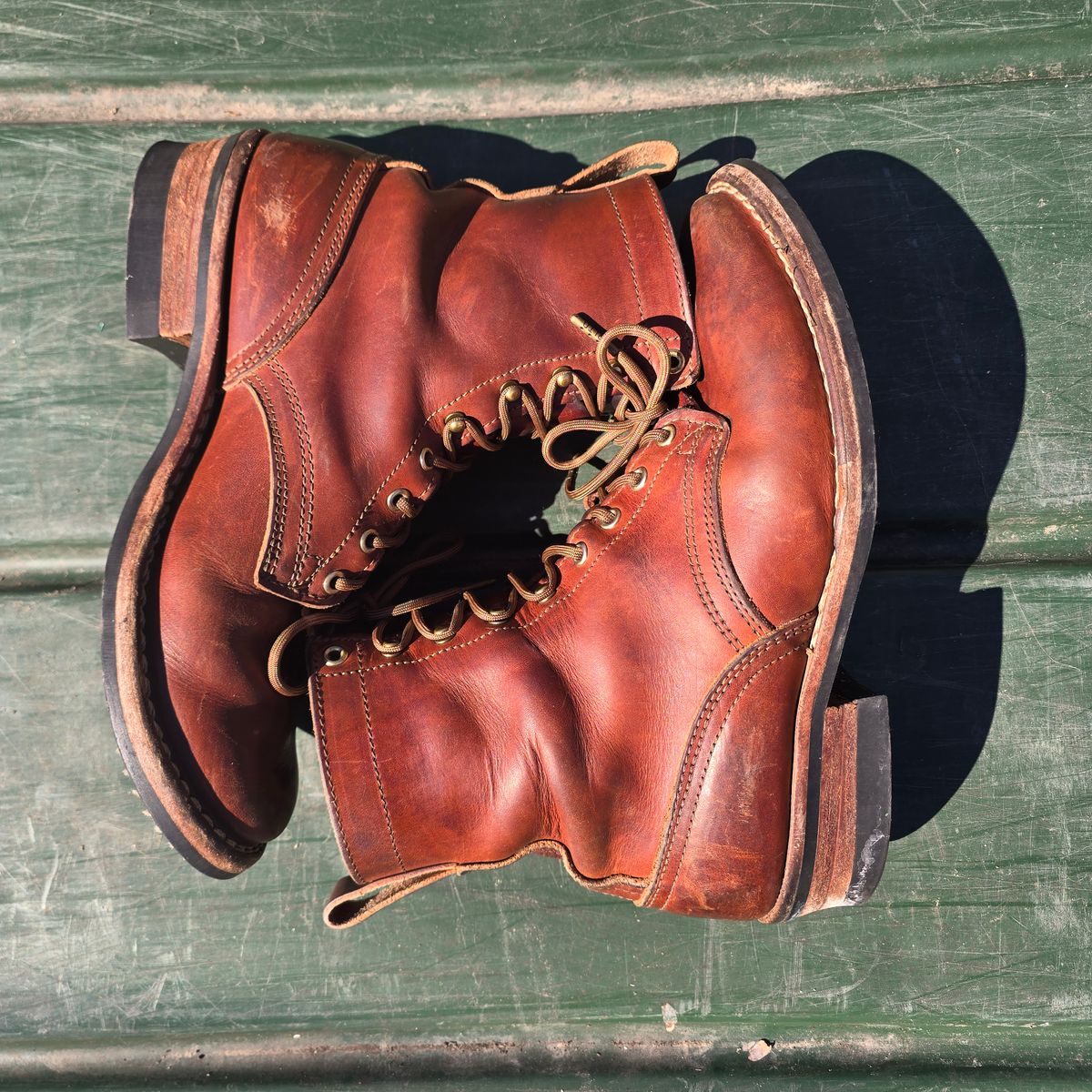 Photo by coffee_radar222 on January 31, 2026 of the Nicks MTO in Wickett & Craig Buck Brown Double Stuffed.