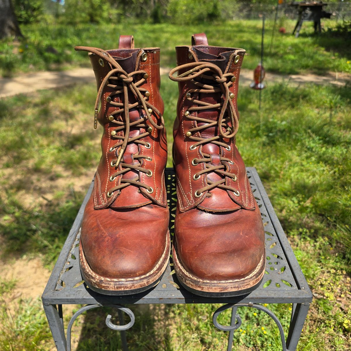 Photo by coffee_radar222 on April 10, 2026 of the Nicks MTO in Wickett & Craig Buck Brown Double Stuffed.