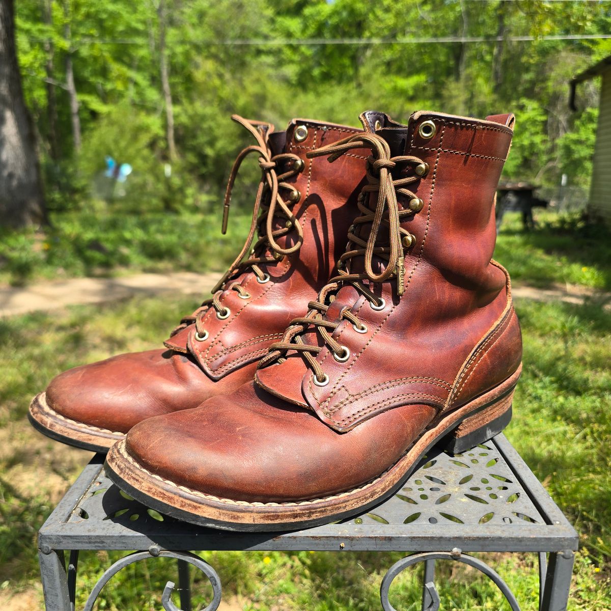 Photo by coffee_radar222 on April 10, 2026 of the Nicks MTO in Wickett & Craig Buck Brown Double Stuffed.