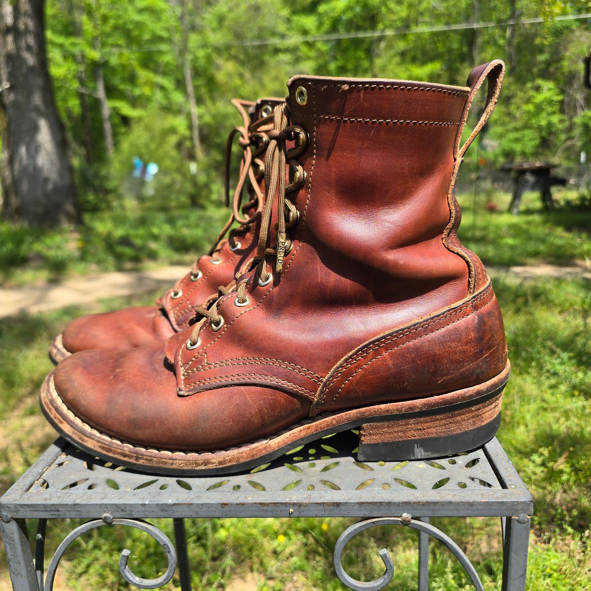 Photo by coffee_radar222 on April 10, 2026 of the Nicks MTO in Wickett & Craig Buck Brown Double Stuffed.