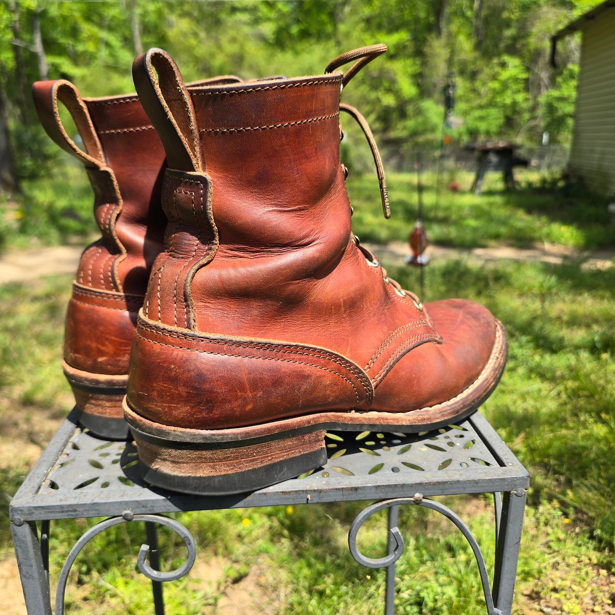 Photo by coffee_radar222 on April 10, 2026 of the Nicks MTO in Wickett & Craig Buck Brown Double Stuffed.