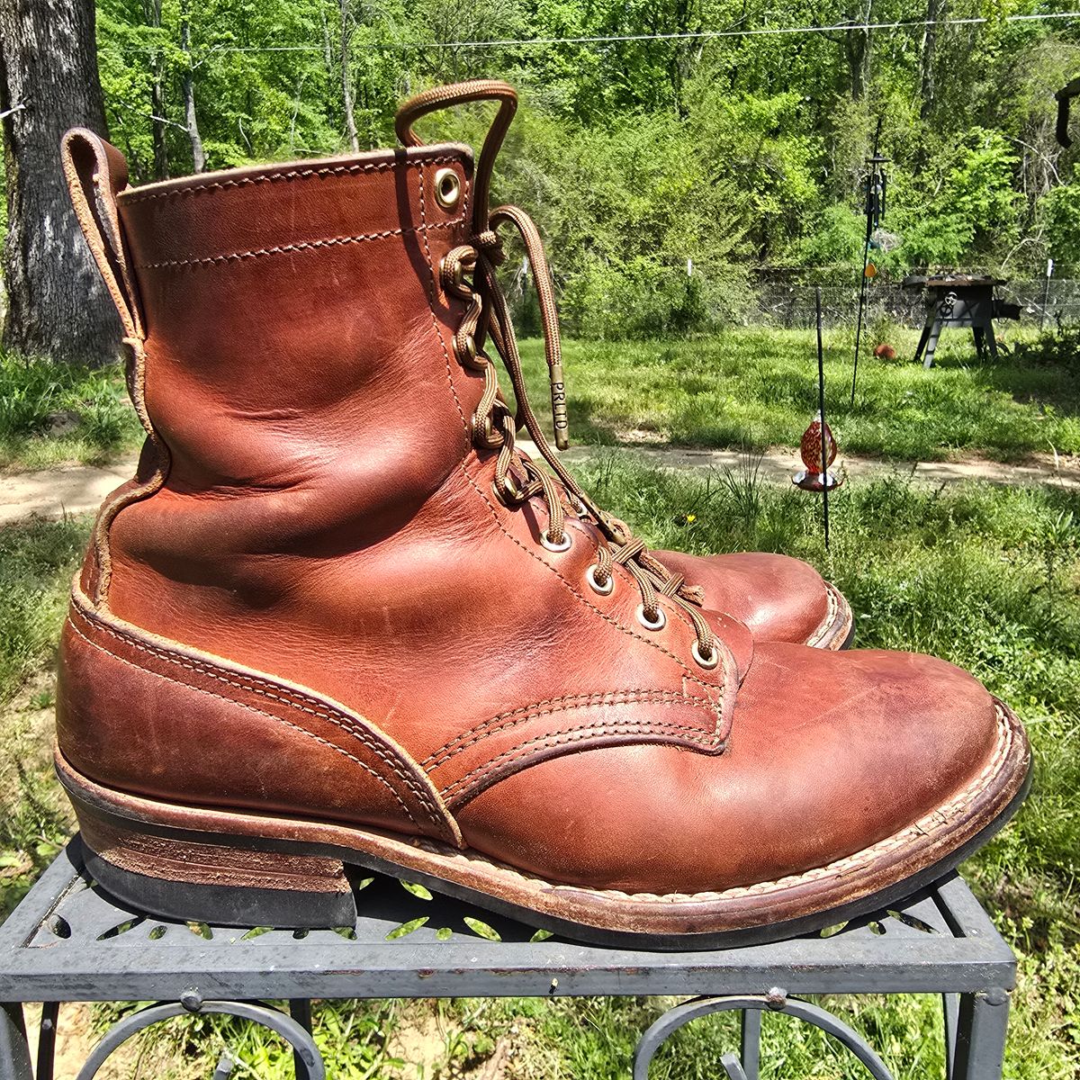 Photo by coffee_radar222 on April 10, 2026 of the Nicks MTO in Wickett & Craig Buck Brown Double Stuffed.