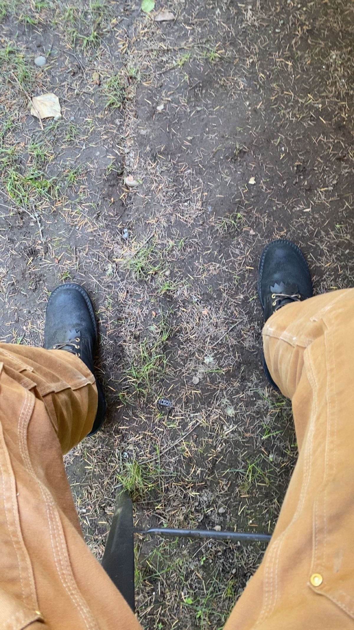 Photo by Blaine on May 2, 2024 of the Nicks BuilderPro in Seidel MaxSupport Black Roughout & Seidel MaxSupport Black.