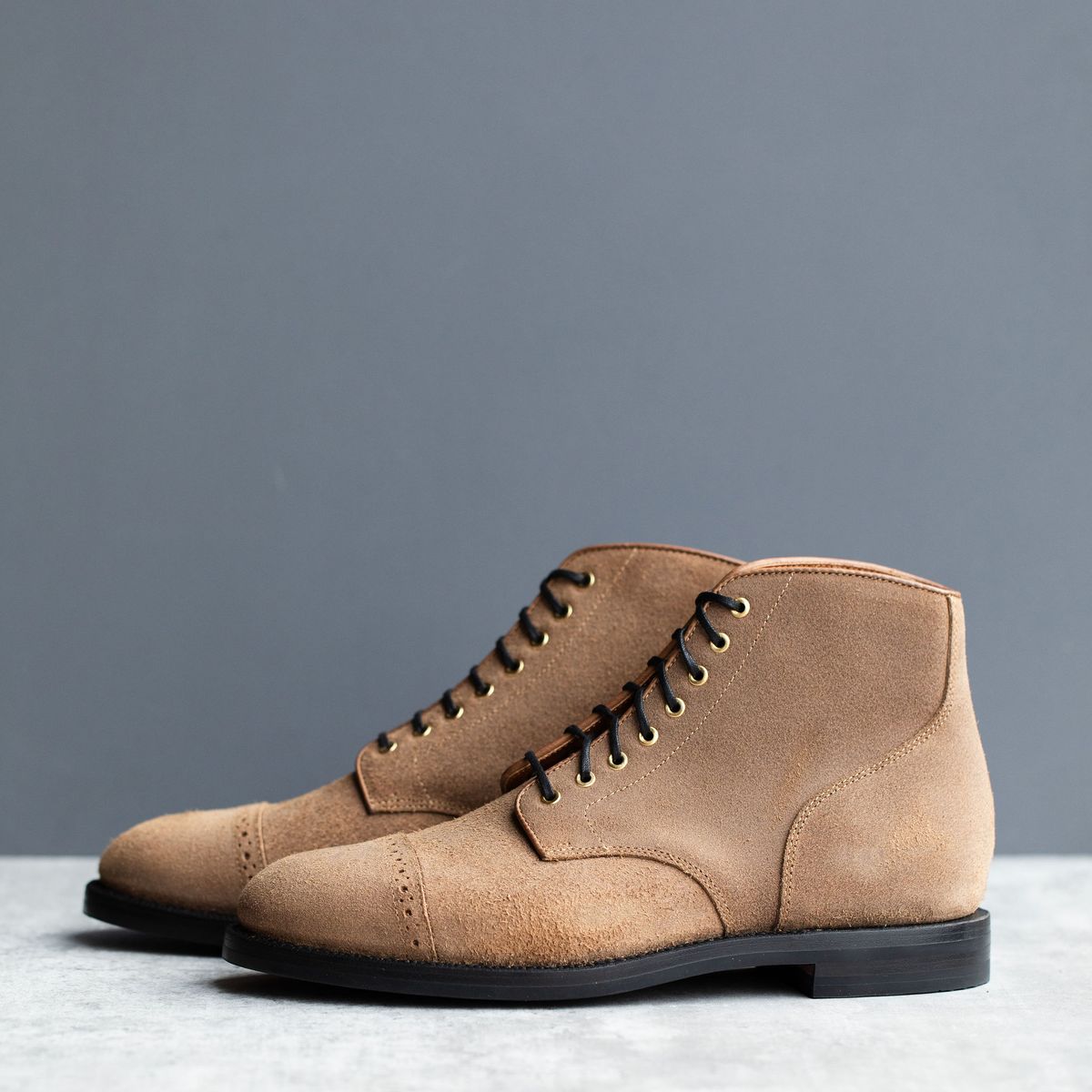 Photo by joshfulton05 on October 1, 2024 of the Grant Stone Garrison Boot in Reverse Black Chromexcel.