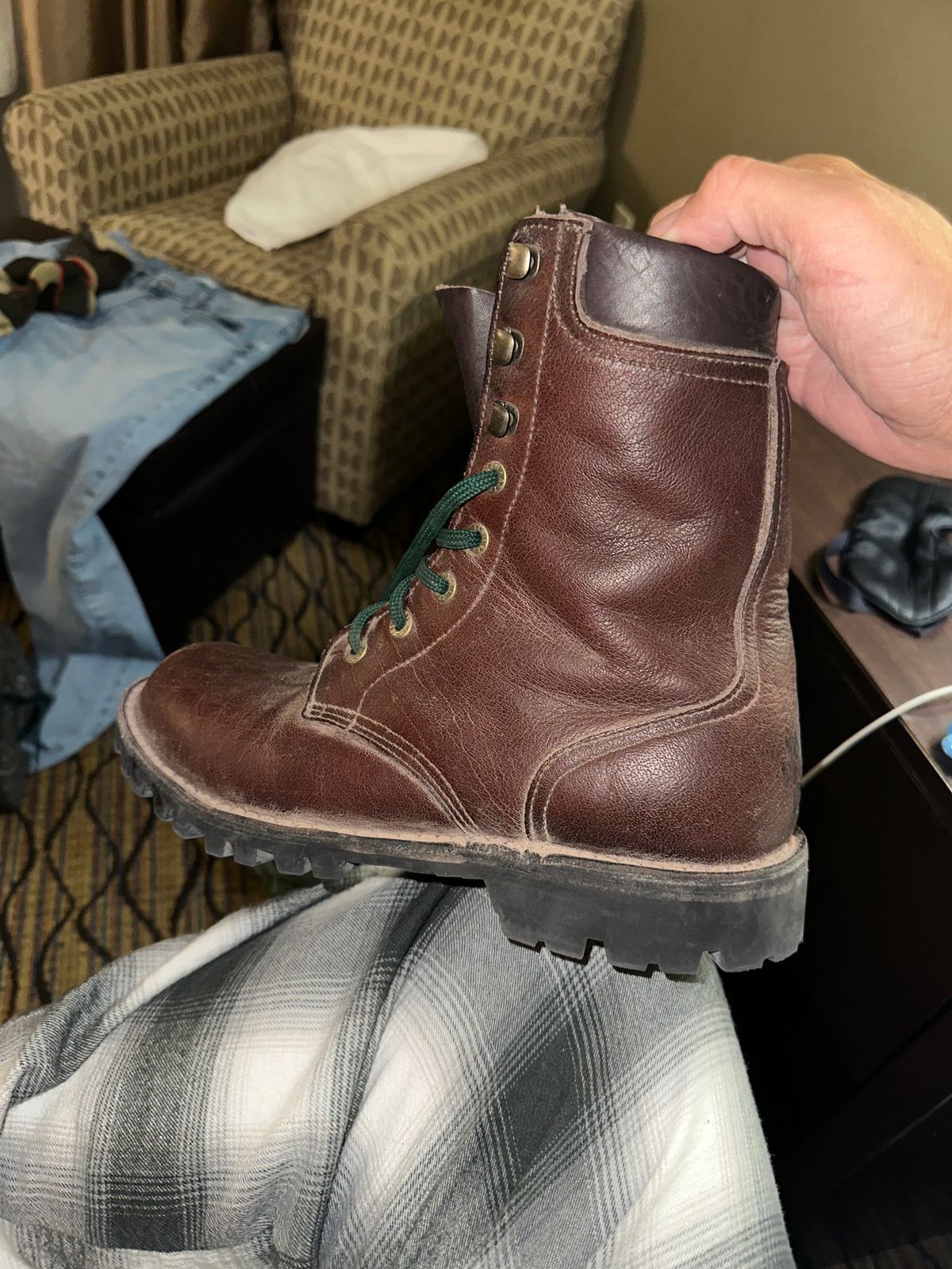 Photo by ArchaeoExplorer on May 16, 2025 of the Jim Green AR8 in African Buffalo Skin.