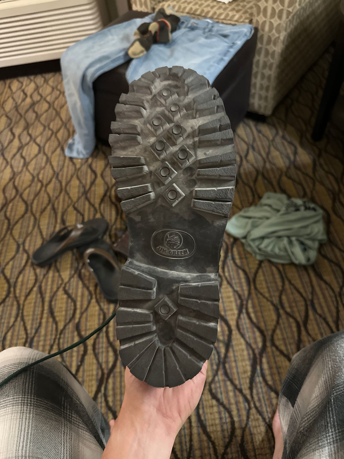 Photo by ArchaeoExplorer on May 16, 2025 of the Jim Green AR8 in African Buffalo Skin.