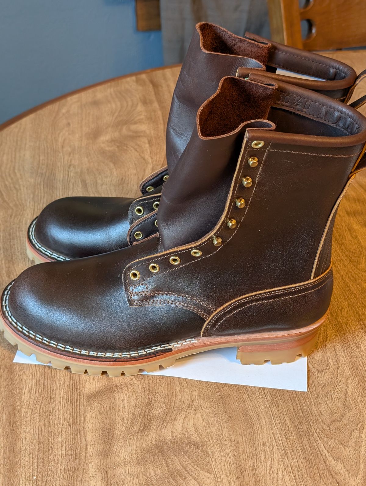 Photo by ilkhan on July 28, 2025 of the Nicks Urban Drifter in Nicks / Horween Spokane Brown WO.