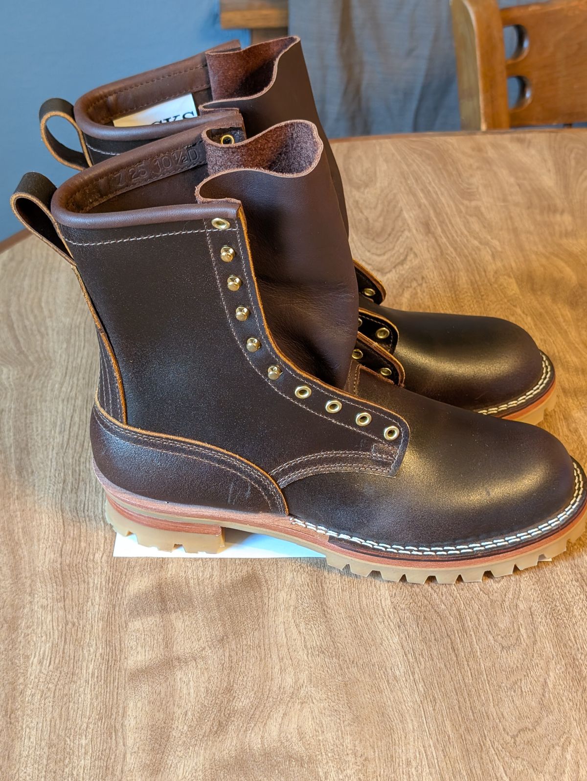 Photo by ilkhan on July 28, 2025 of the Nicks Urban Drifter in Nicks / Horween Spokane Brown WO.