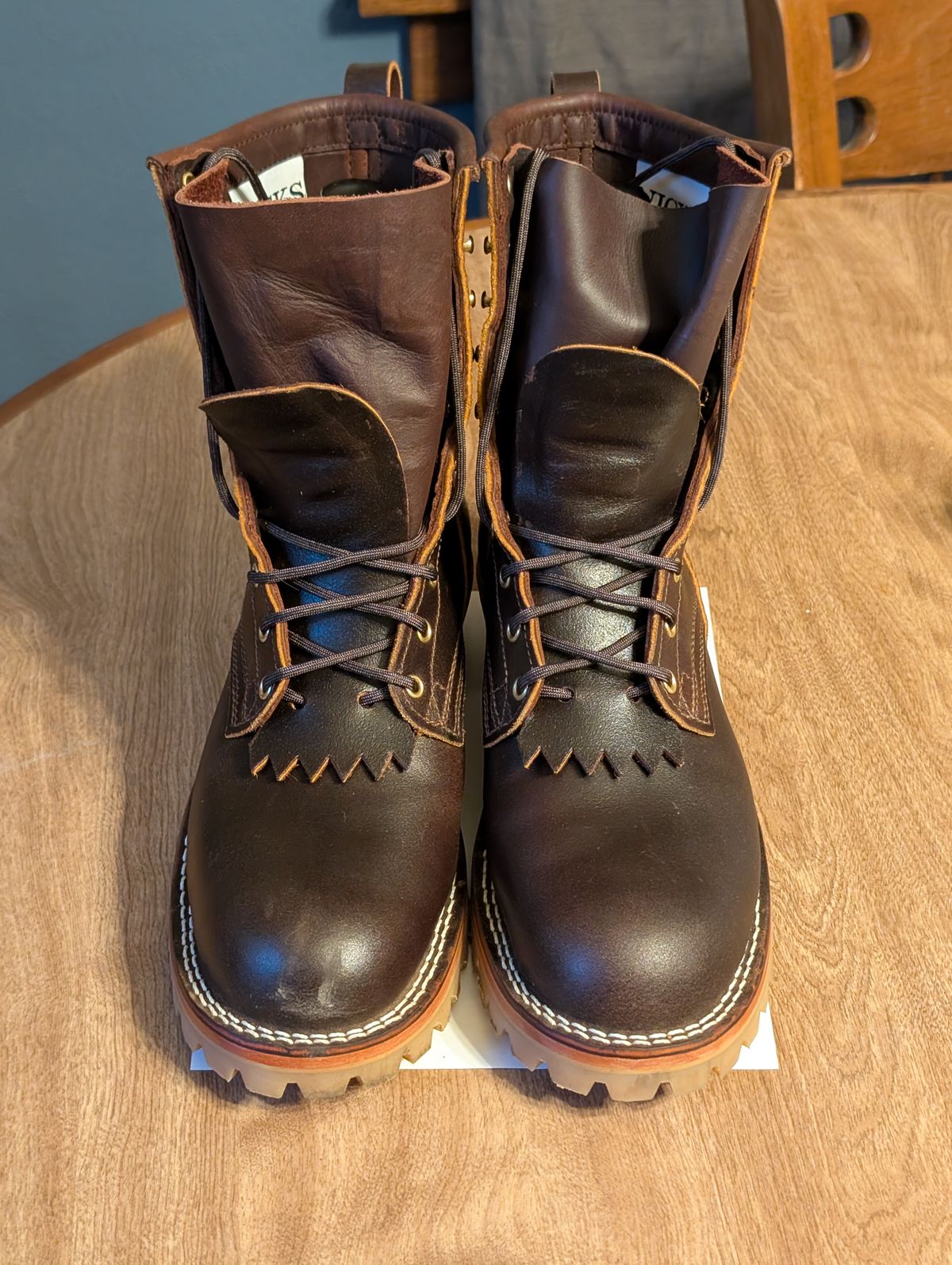 Photo by ilkhan on August 2, 2025 of the Nicks Urban Drifter in Nicks / Horween Spokane Brown WO.