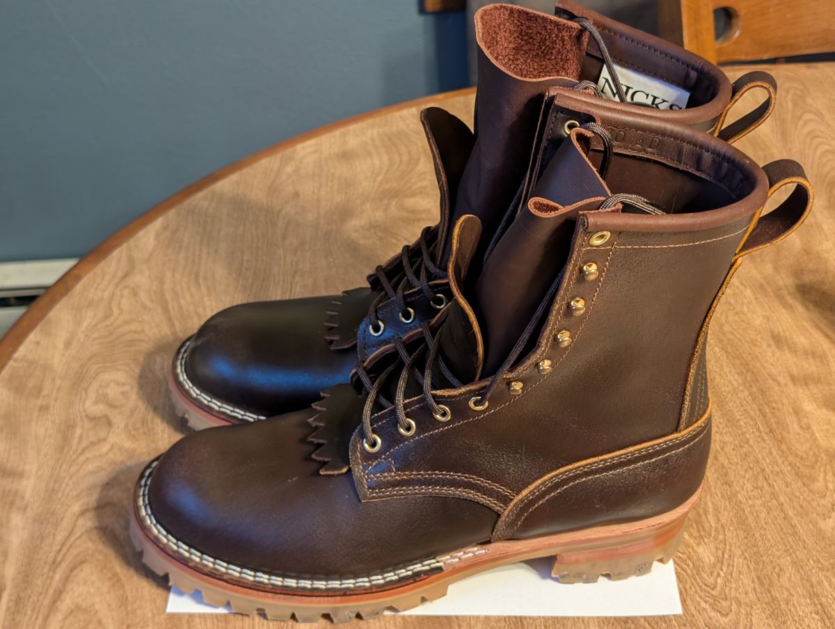 Photo by ilkhan on August 2, 2025 of the Nicks Urban Drifter in Nicks / Horween Spokane Brown WO.