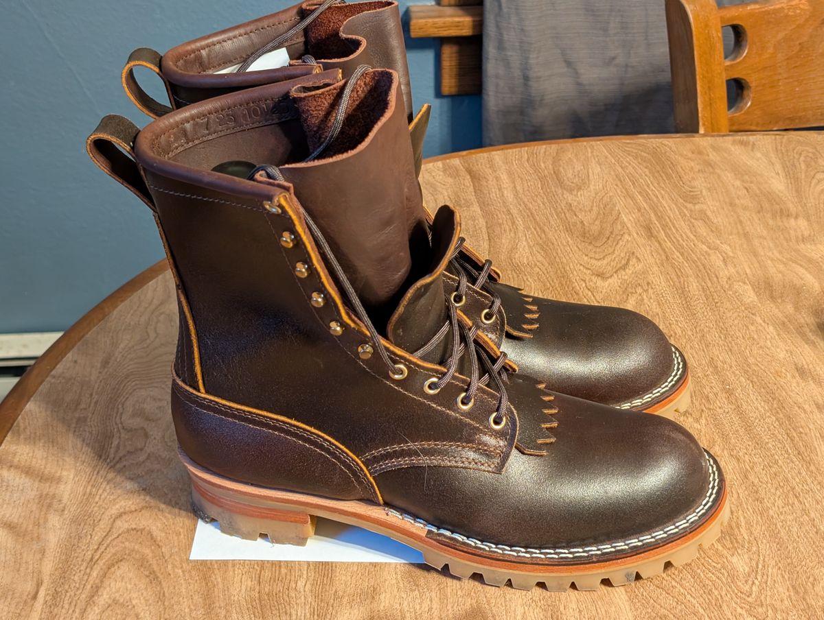Photo by ilkhan on August 2, 2025 of the Nicks Urban Drifter in Nicks / Horween Spokane Brown WO.