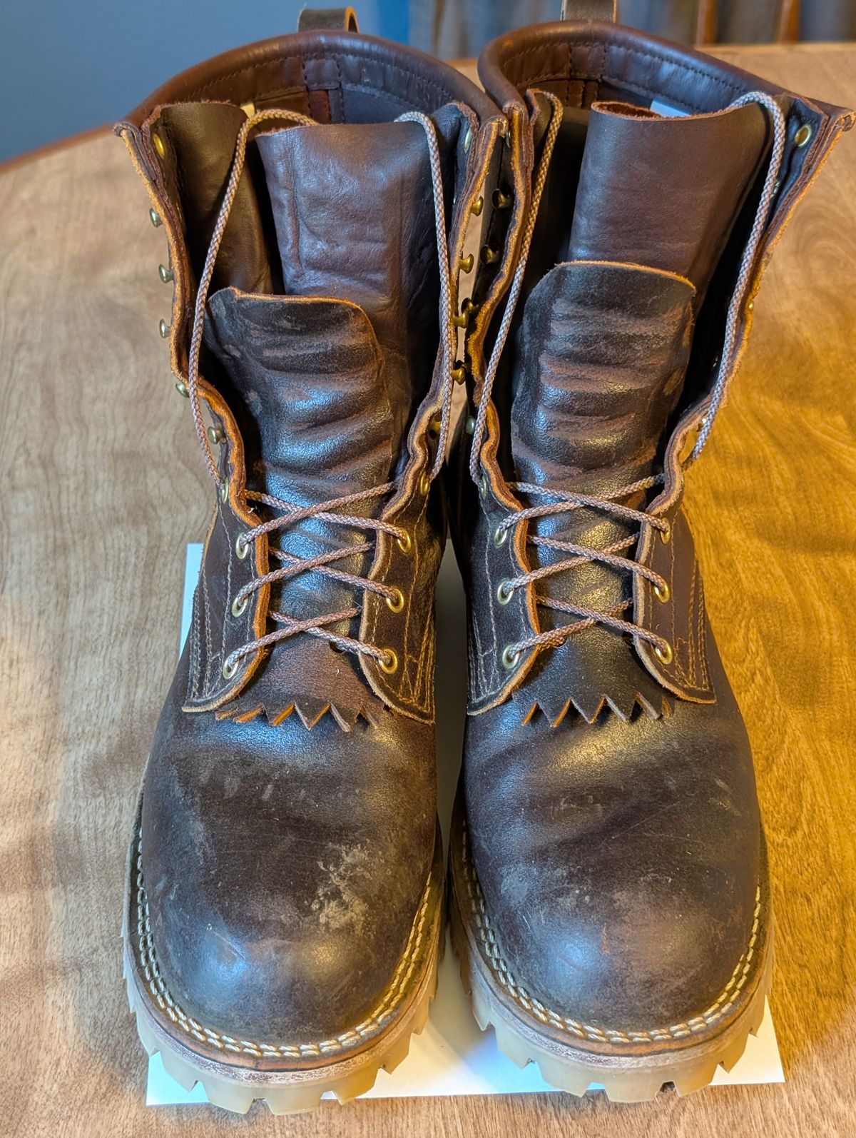 Photo by ilkhan on October 5, 2025 of the Nicks Urban Drifter in Nicks / Horween Spokane Brown WO.