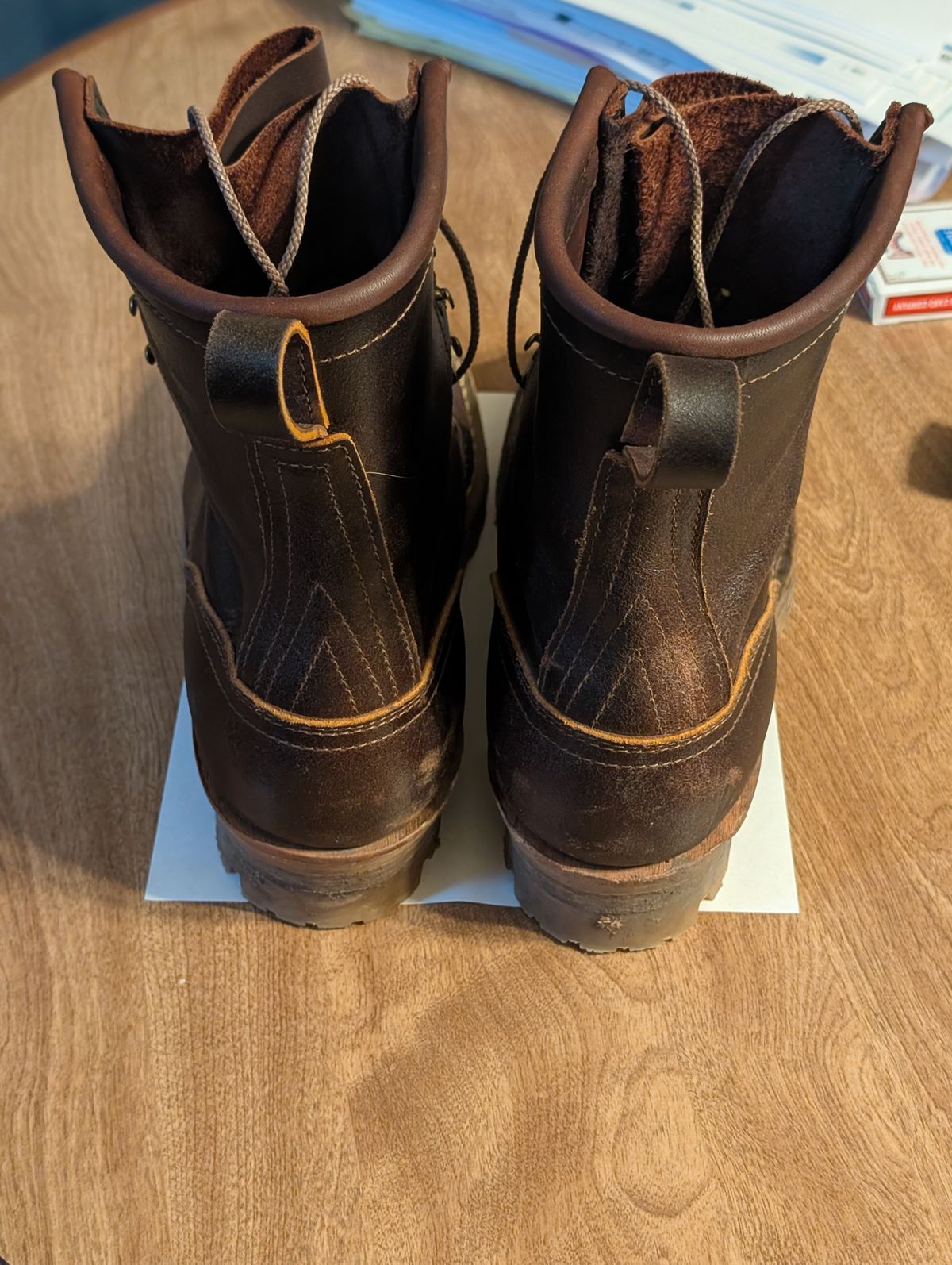 Photo by ilkhan on November 1, 2025 of the Nicks Urban Drifter in Nicks / Horween Spokane Brown WO.