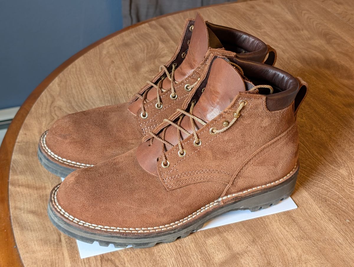 Photo by ilkhan on May 1, 2025 of the Nicks Ridgeline Hiking Boot in Seidel 1964 Brown Roughout.