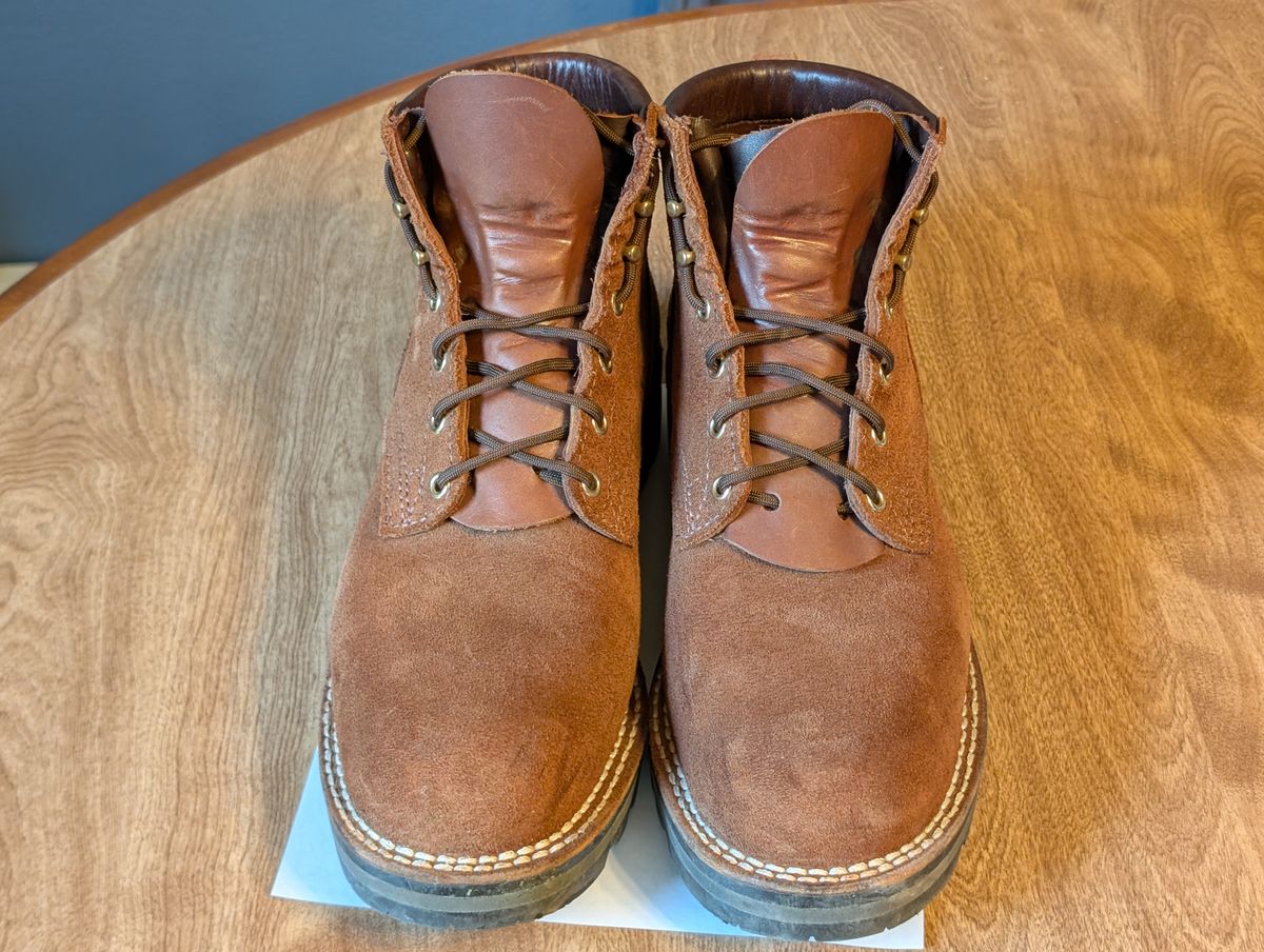 Photo by ilkhan on June 1, 2025 of the Nicks Ridgeline Hiking Boot in Seidel 1964 Brown Roughout.