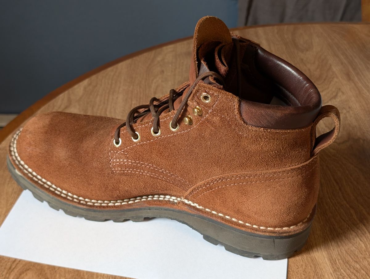 Photo by ilkhan on June 14, 2025 of the Nicks Ridgeline Hiking Boot in Seidel 1964 Brown Roughout.