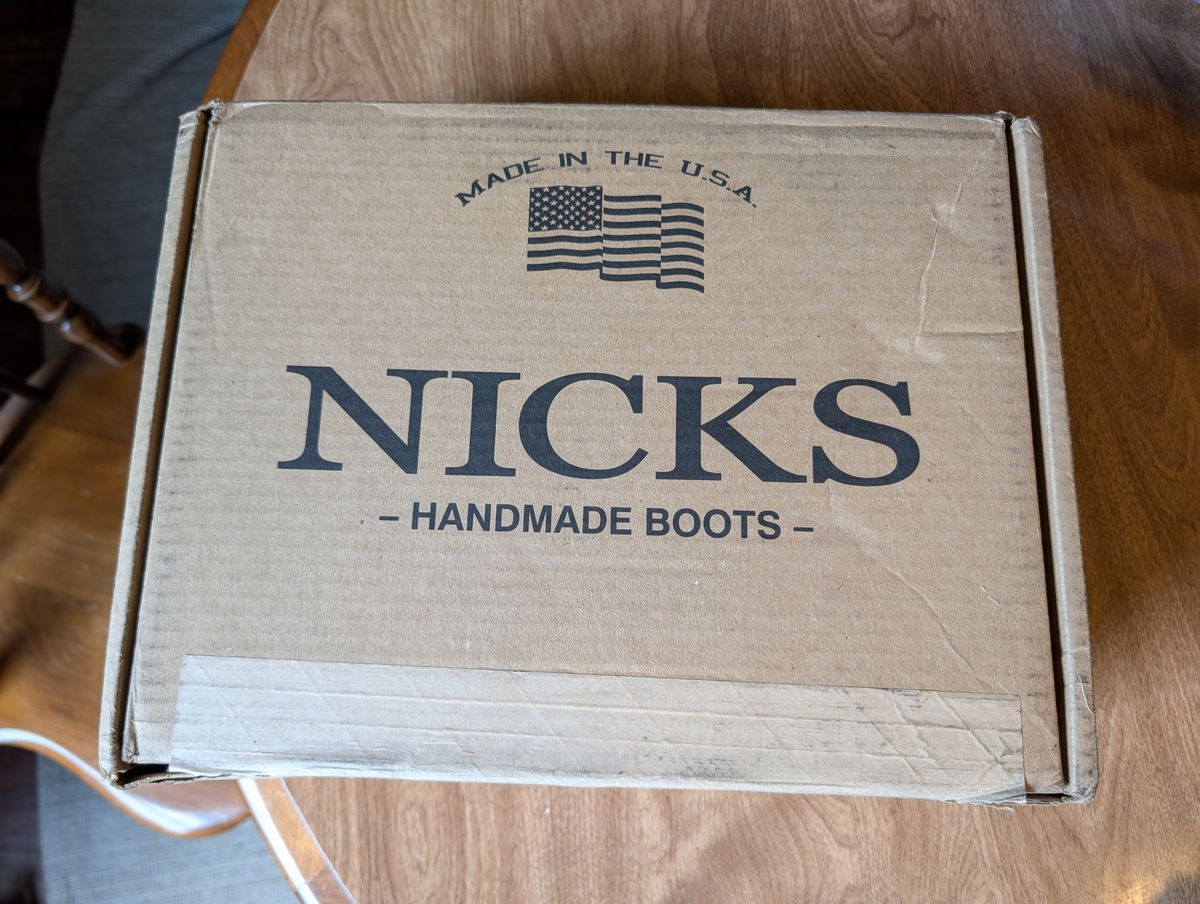 Photo by ilkhan on June 23, 2025 of the Nicks Ridgeline Hiking Boot in Nicks / Horween Spokane Honey waxout.